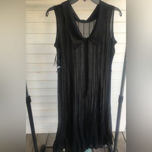 New Sheer Knee Length Dress Sz 8